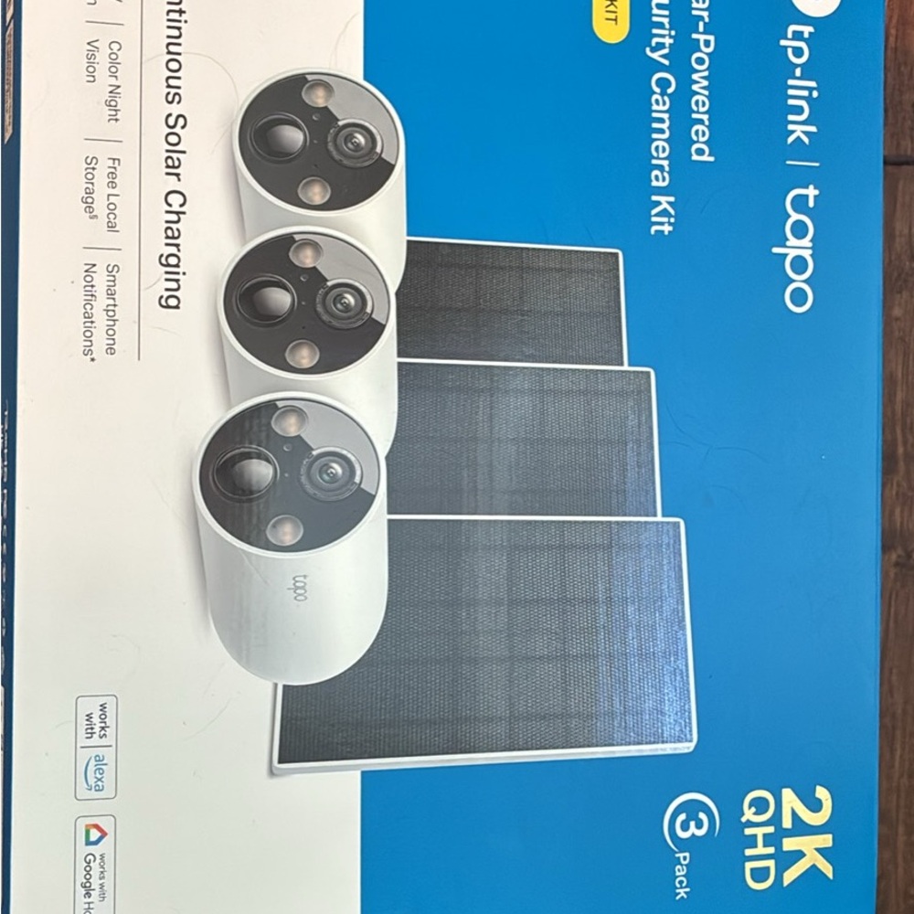 TP-Link Tapo 2K QHD Solar Security Camera Set
